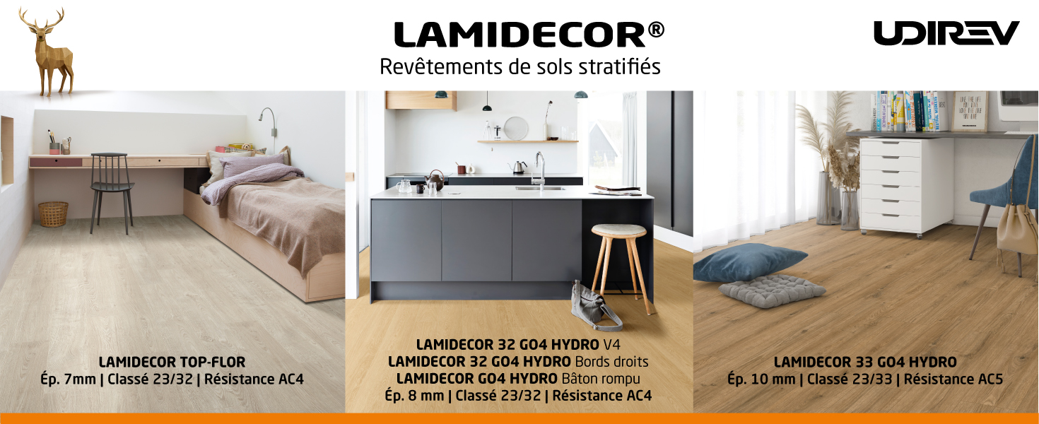 Sols stratifiés LAMIDECOR Udirev
